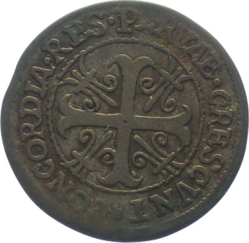 Luzern 1 Batzen 1622 Wappen zwischen L-V